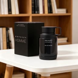 Armaf Odyssey Homme Black Eau De Parfum for Men - Amber Iris Vanilla Fragrance 100ml
