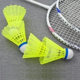 Goose Feather Badminton Shuttlecocks, 12 Pack Nylon Feather Badminton Birdies-Hight Speed Training Birdie Ball for Indoor and O