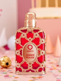 NOTICE DISCONTINUED NO RESTOCK AVAILABLE PLEASE DO NOT PLACE ORDER OUT OF STOCK ORDERS WILL NOT BE SHIPPED Orientica Amber Rouge 80ml EDP Unisex Perfume Sweet Saffron Amber Long Lasting Luxury Fragrance