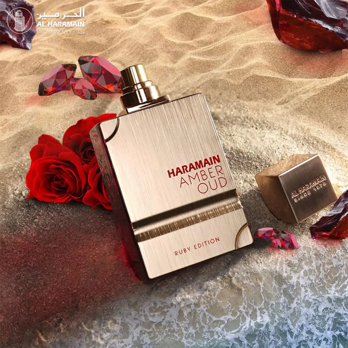 Al Haramain Amber Oud Ruby Eau De Parfum (Edp) 100ml Unisex, Rose & Oud Fragrance, Long Lasting Luxury Spray