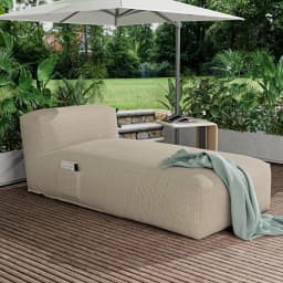 Outdoor Bean Bag Lounger Chair, Big Comfy Outdoor Daybed for Sunbathing and Tanning - Water-Resistant Patio Chaise, Customized