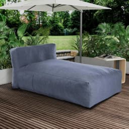 Outdoor Bean Bag Lounger Chair, Big Comfy Outdoor Daybed for Sunbathing and Tanning - Water-Resistant Patio Chaise, Customized