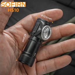 SOFIRN HS10 Headlamp 90CRI LED 1100lm USB C Rechargeable 16340 Mini Flashlight with Magnet Tail Cap Portable Head Torch