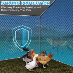 10/13/20ft Large Metal Chicken Coop Walk-In Run with Peaked Roof, Outdoor Poultry Cage Hen House for Farm Backyard