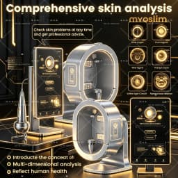 21.5 Inch X5 Facial Skin Analyzer 3D AI Hair Analysis Machine 8 Light Spectrum Skin Analysis Scanner For Business Beauty Care