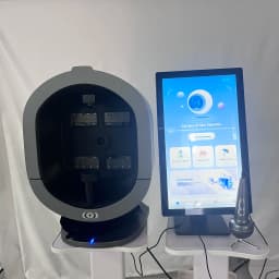 21.5 Inch X5 Facial Skin Analyzer 3D AI Hair Analysis Machine 8 Light Spectrum Skin Analysis Scanner For Business Beauty Care