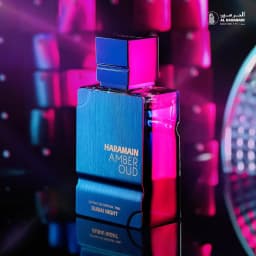 Al Ha-ra-main Amber Oud Dubai Night EDP 100ML Unisex, Premium Arabian Perfume with Oud & Saffron, Long-Lasting Evening Fragrance