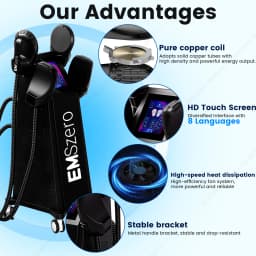 HIEMT EMSZERO RF High Intensity EVibration Pulse Electromagnetic Body Shaping Professional Muscle Growth And Fat Burning Machin