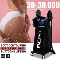 HIEMT EMSZERO RF High Intensity EVibration Pulse Electromagnetic Body Shaping Professional Muscle Growth And Fat Burning Machin