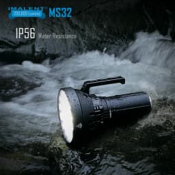IMALENT MS32 200000 Lumen High Power LED Flashlight with 32 Cree XH70 II High Brightness, 100W Type-C Professional Searchlight