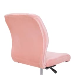 Mainstays Plush Velvet Office Chair, Blush