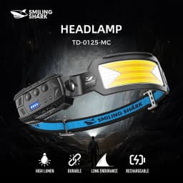 1pc Smilingshark TD-0125G MultiColor Headlight ,LED Headlamp & Super Bright Head Lamp , Ultra-Lightweight Head Light for Camping