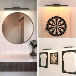 16in Wireless Art Light for Paintings CCT Dimmable Recharging Battery Picture Light with Remote Control for Gallery Dartboard