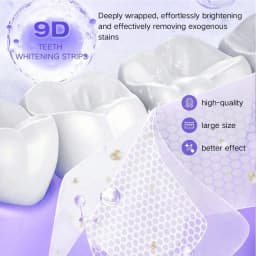 9D Whitener Strips Teeth Brightening Strips White Strips For Teeth Whitening Teeth Effect Oral Tooth Teeth Whitening Strips Gift