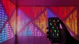 2m*2m/3m Smart Curtain Lights Bluetooth App LED String RGB Fairy Lights DIY Music Change Display for Window Bedroom Decoration