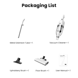 R7 Corded Stick Vacuum Cleaner 600W 20Kpa Powerful Suction Household Handheld Stick Vacuum 3 in 1 Lightweight Cleaner for Home Carpet