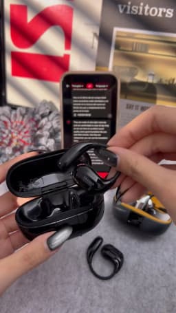 ERAZER XT66PRO Bluetooth Earphones ASMR Headsets DIY APP AI Translator Earbuds Wireless Headphones 13 Hours Long Life Display