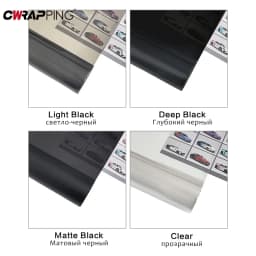 30*200cm Car Headlight Tint Fog Light Taillight Waterproof Stickers Auto Fog Light Taillight Smoke Black Tailing Lamp Stickers