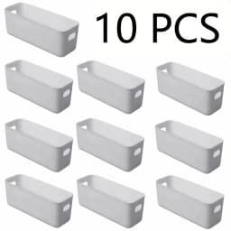 10pcs multifunctional storage box durable large-capacity desktop storage box underwear storage suitable for sundries storage