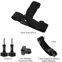 Action Camera Accessories Kit Head Strap Chest Strap Mount Adjustable Holder for GoPro Phone DJI Osmo SJCAM AKASO Insta360