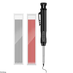 Hot 2.8mm Marking Mechanical Pencil Solid Carpenter Scriber Carpenter Scriber with Sharpener for Woodworking Drawing Stationery