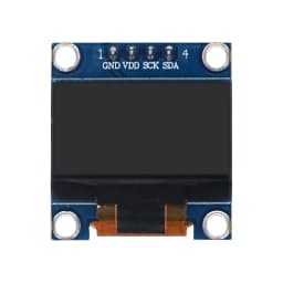 0.96 Inch OLED Display Module SSD1306 I2C IIC SPI Serial 128X64 LCD 4 Pin YellowBlue WhiteBlue for Arduino(Pin Headers Soldered)