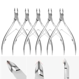 Professional Cuticle Cutter Nail Nippers Scissors Manicure Pusher Pedicure Tong Dead Skin Remover Nail Cuticle Regrowth Tool