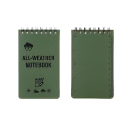 Waterproof Pocket Notebook Tactical All Weather Pocket Notepads With Lined Pages, Spiral Notebook Mini Memo Pad Note Pads