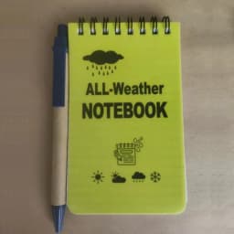 Waterproof Pocket Notebook Tactical All Weather Pocket Notepads With Lined Pages, Spiral Notebook Mini Memo Pad Note Pads