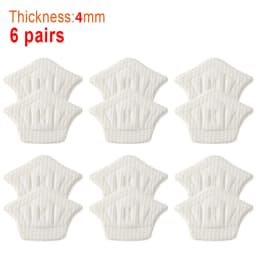 6pairs/12pcs Insoles Patch Heel Pads for Sport Shoes Back Sticker Adjustable Size Antiwear Feet Pad Cushion Insert Insole