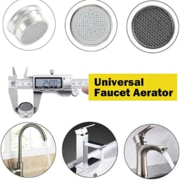 Brass Water Saving Faucet Tap Aerator Replaceable Filter Mixed Nozzle 24mm Thread Bathroom Faucet Bubbler Faucet Replacement