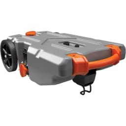 28-Gallon RV Tote Tank - Features Large Heavy-Duty No-Flat Wheels & Built-in Gate Valve - Removable Steel Tow Adapter, (39004)