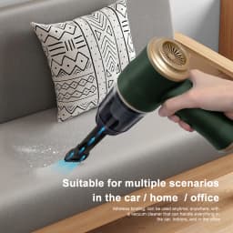 ABS Car Vacuum Cleaner Household Appliances Portable Battery long life Powerful Vacuum Cleaner Suitable for Cleaning Car Debris