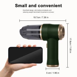 ABS Car Vacuum Cleaner Household Appliances Portable Battery long life Powerful Vacuum Cleaner Suitable for Cleaning Car Debris