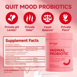 Probiotics for Women PH Balance with Prebiotics and Lactobacillus Probiotic Blend - Promote Healthy Odor and Flora