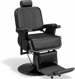Heavy Duty Vintage Barber Chair, Hydraulic Reclining Salon Chairs for Hair Stylist with Footrest & Headrest, Customized