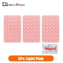 Double Sided Silicone Suction Cup Phone Case Detachable Stand Silicone Rubber Sucker Pad For Selfies And Videos Fixed Pad
