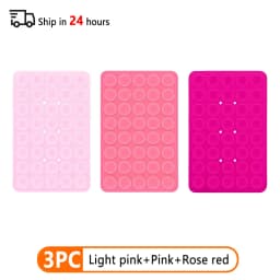 Double Sided Silicone Suction Cup Phone Case Detachable Stand Silicone Rubber Sucker Pad For Selfies And Videos Fixed Pad
