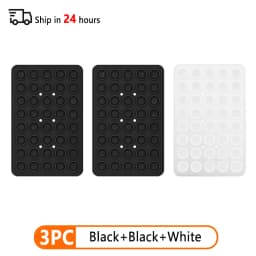 Double Sided Silicone Suction Cup Phone Case Detachable Stand Silicone Rubber Sucker Pad For Selfies And Videos Fixed Pad