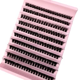 300/120PCS 5D Fluffy Cluster Lashes 30D-100D Natural Thick Eyelash Clusters Individual Lashes DIY Eyelashes Extension Makeup