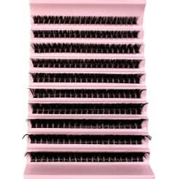300/120PCS 5D Fluffy Cluster Lashes 30D-100D Natural Thick Eyelash Clusters Individual Lashes DIY Eyelashes Extension Makeup