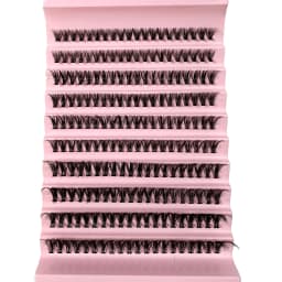 300/120PCS 5D Fluffy Cluster Lashes 30D-100D Natural Thick Eyelash Clusters Individual Lashes DIY Eyelashes Extension Makeup