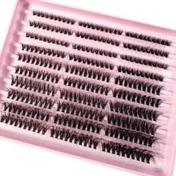 300/120PCS 5D Fluffy Cluster Lashes 30D-100D Natural Thick Eyelash Clusters Individual Lashes DIY Eyelashes Extension Makeup