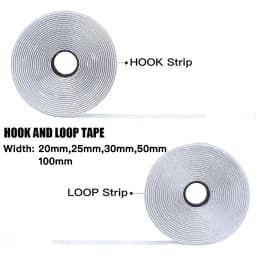 1-10M Self Adhesive Hook and Loop Tape Fastener House Diy Magic Tap Auto Double Sided Roll Strong Glue Home Strap Strips Double