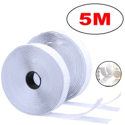 1-10M Self Adhesive Hook and Loop Tape Fastener House Diy Magic Tap Auto Double Sided Roll Strong Glue Home Strap Strips Double