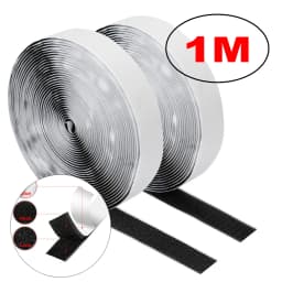 1-10M Self Adhesive Hook and Loop Tape Fastener House Diy Magic Tap Auto Double Sided Roll Strong Glue Home Strap Strips Double