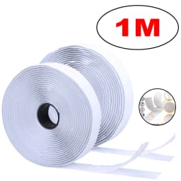 1-10M Self Adhesive Hook and Loop Tape Fastener House Diy Magic Tap Auto Double Sided Roll Strong Glue Home Strap Strips Double