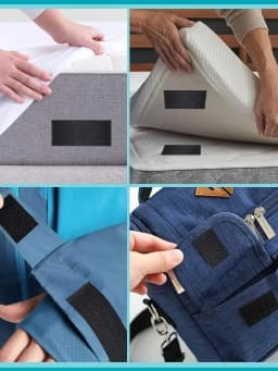 1-10M Self Adhesive Hook and Loop Tape Fastener House Diy Magic Tap Auto Double Sided Roll Strong Glue Home Strap Strips Double