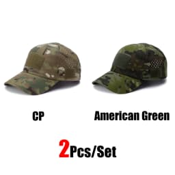 1/2pcs New Men Camouflage Baseball Cap Breathable Sunscreen Hat Outdoor Sports Hunting Hiking Camping Beach Fishing Sun Hat