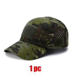 1/2pcs New Men Camouflage Baseball Cap Breathable Sunscreen Hat Outdoor Sports Hunting Hiking Camping Beach Fishing Sun Hat